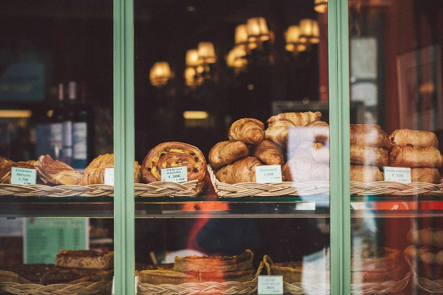Frische Backwaren aus der Bäckerei